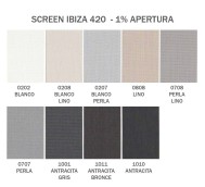 Estor enrollable screen ibiza420 1% apertura