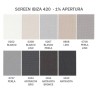 Estor enrollable screen ibiza420 1% apertura