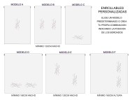 Enrollables de Screen Bordados