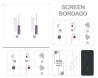 ENROLLABLE DE SCREEN BORDADO