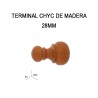 PACK 2 TERMINALES CHYC DE MADERA Ø28MM