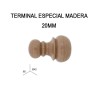 PACK 2 TERMINALES CHYC DE MADERA Ø20MM