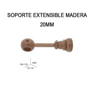 SOPORTE EXTENSIBLE DE MADERA Ø20MM