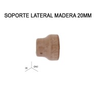 SOPORTE LATERAL DE MADERA Ø20MM