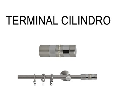 TERMINAL CILINDRO Ø19MM
