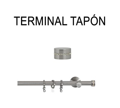 TERMINAL TAPÓN Ø19MM