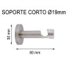 SOPORTE CORTO Ø19MM