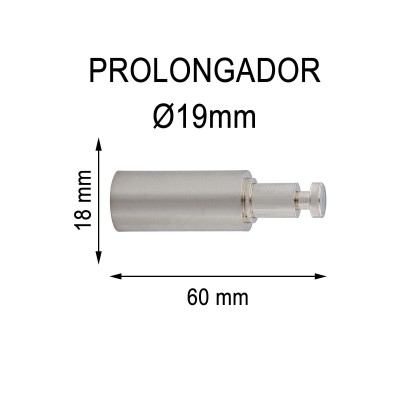 PROLONGADOR Ø19MM