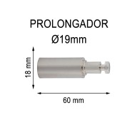 PROLONGADOR Ø19MM