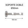 SOPORTE DOBLE Ø30MM