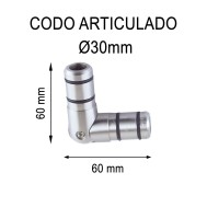 CODO ARTICULADO Ø30MM