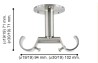 SOPORTE DOBLE TECHO Ø19-30MM