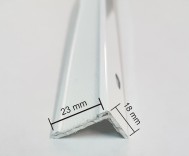 Perfil velcro de aluminio