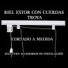 Mecanismo riel de estor con cuerdas