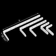 Escuadra - soporte pared blanco
