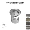 Soporte techo zirconio ø20mm