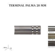 Pack 2 terminales palma zirconio ø20mm