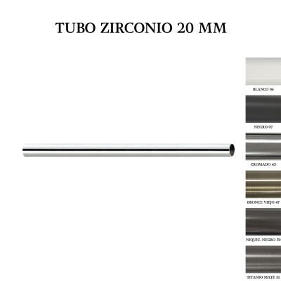Tubo de barra zirconio ø20mm