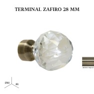 Terminal zafiro ø28mm