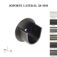 Pack 2 soportes laterales zirconio ø28mm
