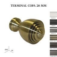 Terminal copa ø28mm