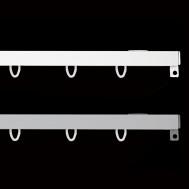 Riel manual argent