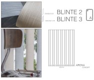 Cortinas verticales modernas 127mm arona-a combi