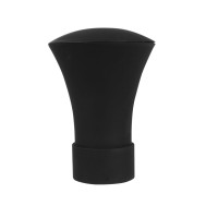 Barra doble de cortina doble negro 30/19