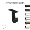 Soporte de barra techo forja 20 mm
