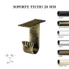 Pack 2 soporte techo forja de ø28mm