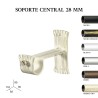 Pack 2 soportes centrales forja ø28mm