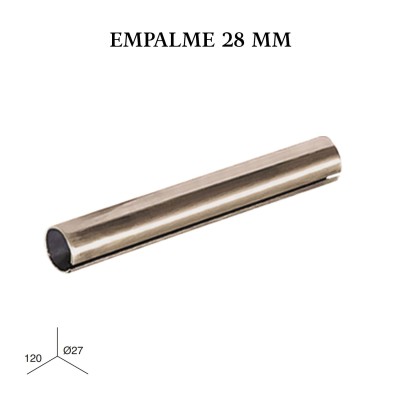 Empalme (bicromatado) forja ø28mm