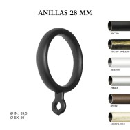 Pack 10 anillas forja ø28mm