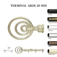 Terminal aros forja de ø20mm