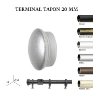 Pack 2 terminales tapón forja de ø20mm