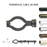 Terminal lira forja de ø28mm