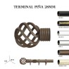 Terminal piña forja de ø28mm