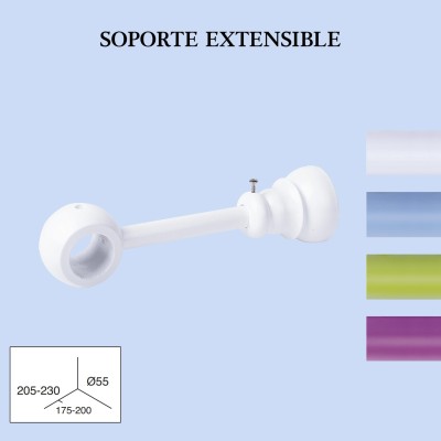 Soporte extensible madera 28mm
