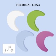 Terminal luna madera 28mm