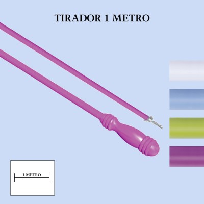 Tirador de madera  de 1 metro