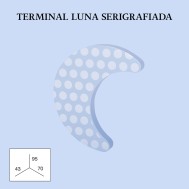 Terminal luna serigrafiada madera 28mm