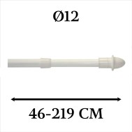 Portavisillo extensible ø12mm