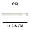 Barra extensible autofijable ø12