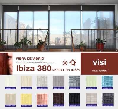 ESTOR ENROLLABLE SCREEN IBIZA 380 5% APERTURA