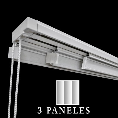 Riel de Panel Japonés de 3 lamas
