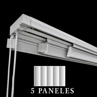 Riel de Panel Japonés de 5 lamas