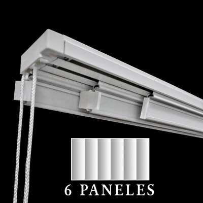 Riel de Panel Japonés de 6 lamas