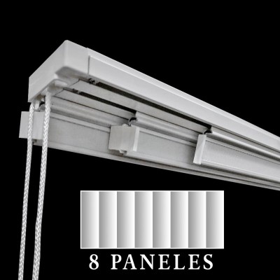 Riel Panel Japonés de 8 Lamas