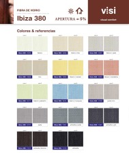 ESTOR ENROLLABLE SCREEN IBIZA 380 5% APERTURA