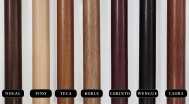 Pack 2 terminales esfera de madera ø20mm